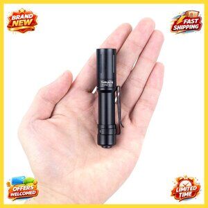 Compact LED Flashlight USB-C Rechargeable Pocket Penlight Outdoor Emergency